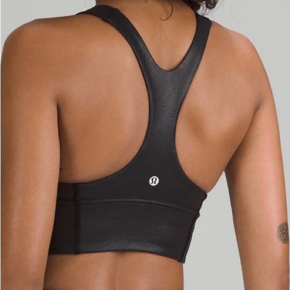 NWT Lululemon Wunder Train Longline Bra Foil
*Medium Support, C/D Cup Size 4 - Picture 8 of 9